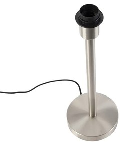 Модерна настолна лампа стомана без абажур - Simplo