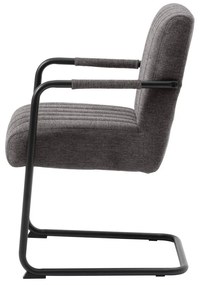 Тъмносив трапезен стол Trout – Unique Furniture