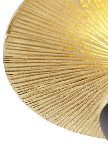 Ориенталска таванна лампа златиста кръгла - Konge