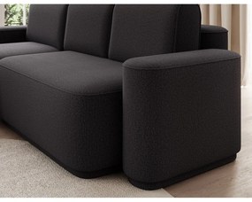 Тъмносив шенилов сгъваем/с място за съхранение ъглов диван (ляв ъгъл) Aurumm – ELTAP