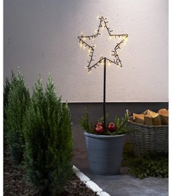 Черна коледна светлинна украса Spiky - Star Trading