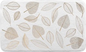 Бял текстилен килим за баня 45x75 cm Joya – douceur d'intérieur