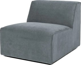 Сив модулен диван от рипсено кадифе (среден модул) Sting – Scandic