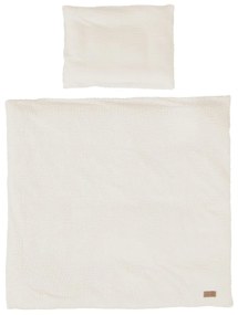 Кремаво детско спално бельо за детско креватче 80x80 cm Seashells – Roba