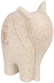 Декоративна фигура atmosphera Nola, Смола, Бежов, 23 cm