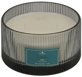 Ароматна свещ atmosphera Albie, 635 гр, Стъклен буркан - Дървесни нотки