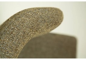 Тапициран трапезен стол в цвят каки Glam – DAN-FORM Denmark