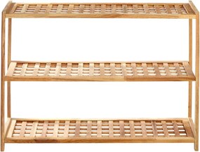 Стойка за обувки от масивен орех в естествен цвят – Premier Housewares