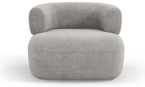 Светлосиво кресло от плат букле Jenny – Micadoni Home