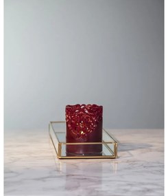 LED свещ от червен восък, височина 10 см Clary - Star Trading