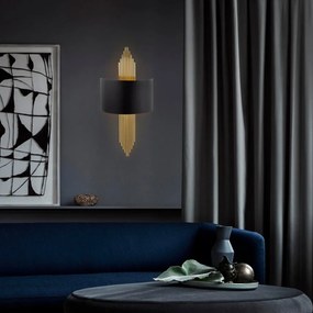 Черна стенна лампа Sword - Opviq lights