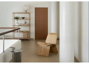 Кръгла странична масичка от неръждаема стомана ø 50 cm Oru – Blomus