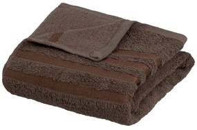 Кафява памучна хавлиена кърпа от тери 70x140 cm Simple – Casa Selección