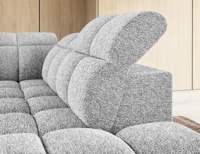 Ъглов диван Chicago-Бял-Десен