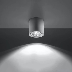 Бяло осветително тяло за таван ø 14,5 cm Roxa – Nice Lamps