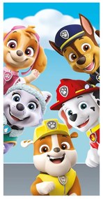 Памучна бебешка кърпа 70x140 cm Paw Patrol - Jerry Fabrics
