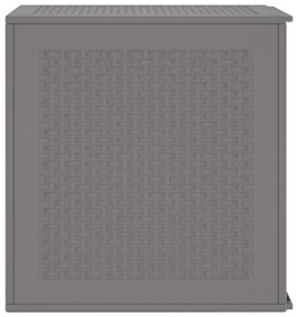 Sonata H Кутия за съхранение в градината Светлосиво 55x53x57 см