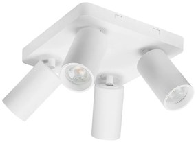 Rabalux 73088 - Точково осветително тяло YORLI 4xGU10/7W/230V бяло