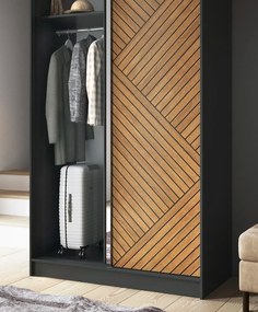 Плъзгащ се гардероб Phylo II с Огледало