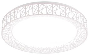 Бяла LED светлина за таван ø 48 cm Cluster - Trio