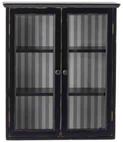 Черна висяща витрина от масивна ела 51,5x66,5x22,5 cm Hazem – Bloomingville