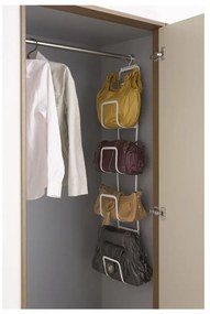 Бяла стойка за чанти със закачалка за врата и 4 куки Sapporo - YAMAZAKI