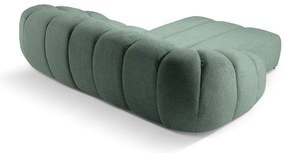 Светлозелен ъглов диван (ляв ъгъл) Diana – Micadoni