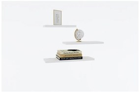 Бял рафт в комплект от 3 бр. Leila - Kalune Design