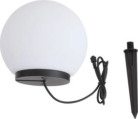 Модерна външна лампа 12V бяла 20 см вкл. LED IP65 - Voltaire Luno