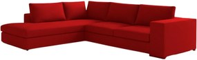 Ъгъл диван Carla-Right-260φ 200β-Red