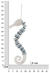 Дървена декорация за стена 22x55 cm Sea Horse – Mauro Ferretti