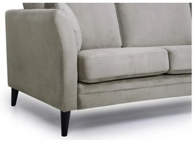 Кафяв кадифен диван 237 см Eden - Scandic