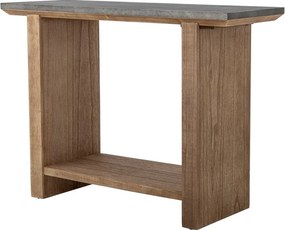 Конзолна маса с метална плоча в естествен цвят 40x110 cm Riva – Bloomingville