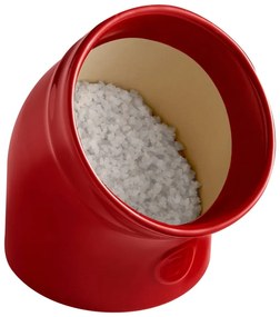 Червена керамична кутия за сол - Emile Henry