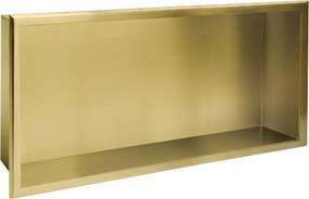 Вграден рафт за баня 30x60 gold brush