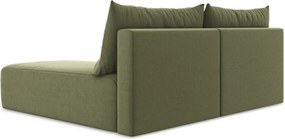 Зелен кадифен сгъваем/с място за съхранение ъглов диван (десен ъгъл) Kalena – Makamii