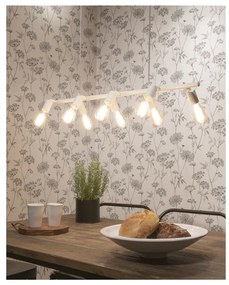 Бяло висящо осветително тяло Miami - it's about RoMi