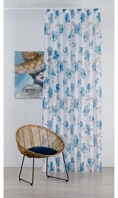 Бяло-синя завеса 300x260 cm Mariola - Mendola Fabrics
