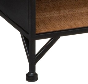 Нощно шкафче atmosphera Cierna, 64 cm, Черен