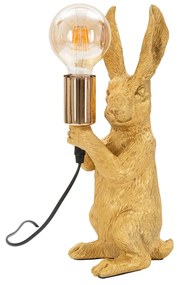 Настолна лампа в златисто (височина 35,5 cm) Rubbit - Mauro Ferretti