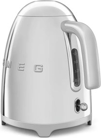 Електрическа кана SMEG KLF03SSEU, 2400 W, 1.7 л, 360° основа, Гланцово покритие, Инокс
