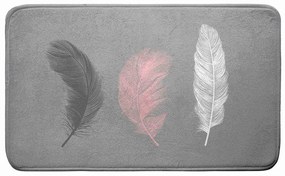 Сив килим за баня 45x75 cm Penelope – douceur d'intérieur