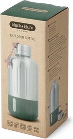 Термо бутилка от неръждаема стомана в сребрист цвят 650 ml Explorer – Black + Blum