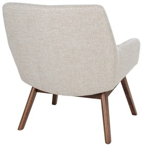 Пясъчнокафяв фотьойл от орехово дърво Лондон - House Nordic