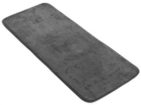 Антрацитен килим за баня 50x120 cm Vitamine – douceur d'intérieur