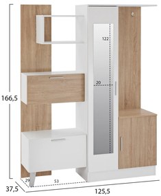 Антре HM2265 цвят бял-сонама