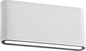 Redo 9622 - LED външно стенно осветително тяло KLIPPE LED/13W/230V 3000K IP54 бяло