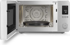 Комбинирана микровълнова фурна с горещ въздух SMEG Collezione MOC02WHMEU, 900W, 27 л, 25 програми, Плавно затваряне, Индивидуални настройки, Бял мат