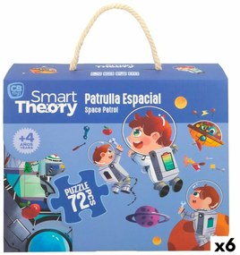 Пъзел Colorbaby Space Patrol 72 Части 90 x 60 cm (6 броя)