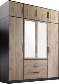 Гардероб 4-врата Lati D4 с таванско